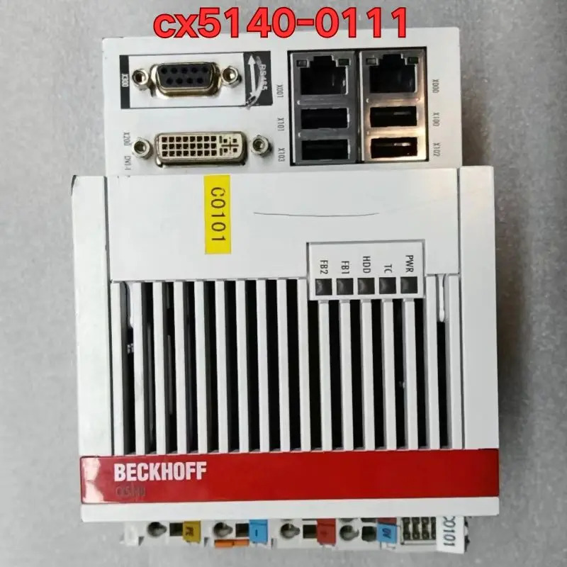 세컨드 핸드 Beckhoff cx5140-0111 컨트롤러 PLC 모듈 정상 리퍼 완료