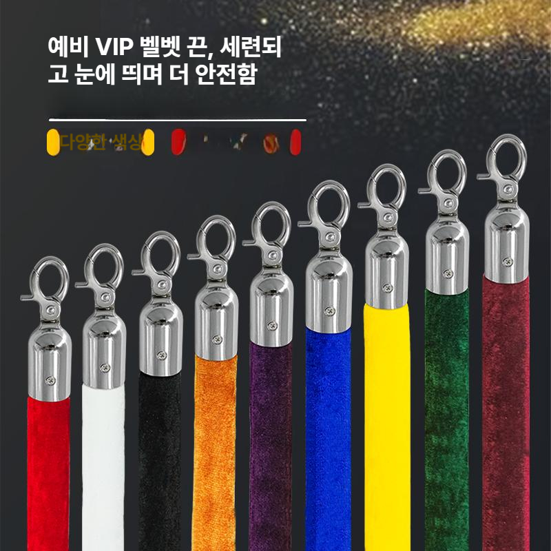 벨벳 차단봉체인 미술관 소형 통제선 로프 바리게이트 분리대 전시장 라인 벨트차단봉 - 상세 이미지 2