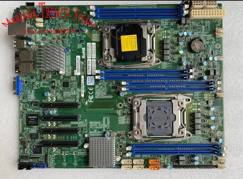 Supermicro 마더보드X10DRD-LT LGA2011 E5-2600 v4/v3 패밀리 프로세서 DDR4