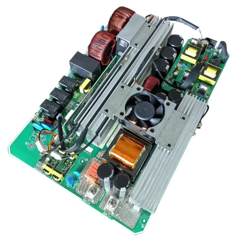 공장도 DC48V AC 230V 컨버터 6200W 인버터 하이브리드 보드 LCD 화면 포함