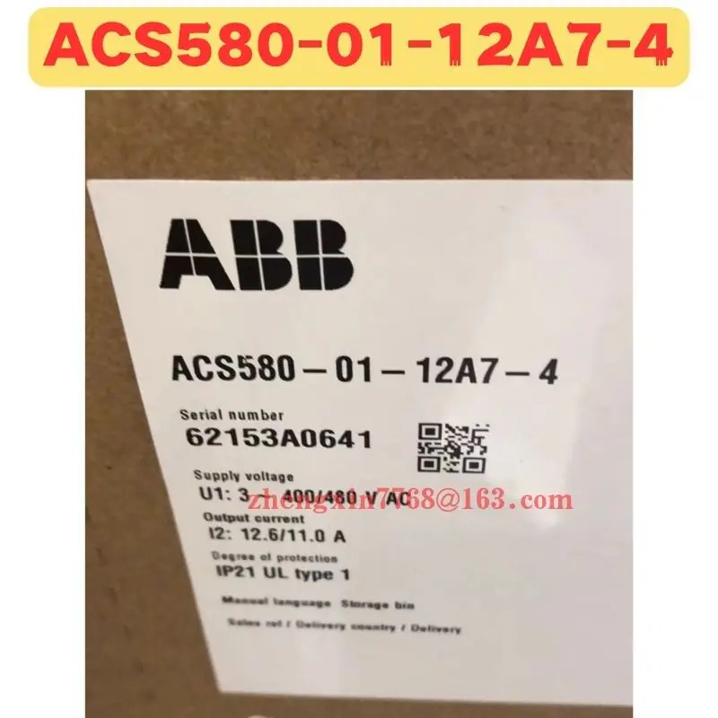 오리지널 ACS580-01-12A7-4 주파수 변환기 ACS580 01 12A7 4 신