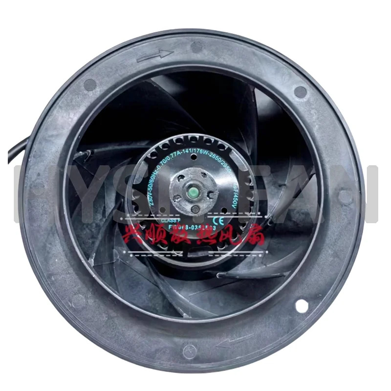 오리지널 FW068-0352E03 원심 냉각팬 225mm 141 W 176W