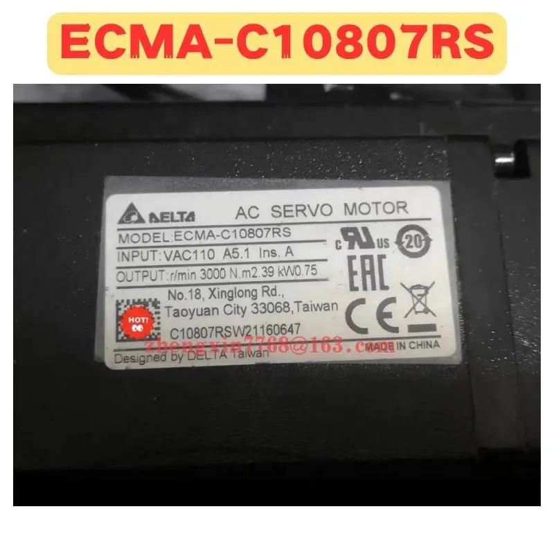 오리지널 ECMA-C10807RS ECMA C10807RS 서보모터 신