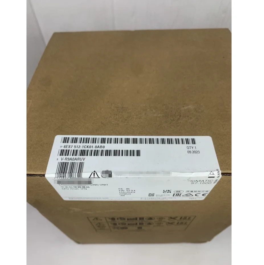 6ES7512-1CK01-0AB0 새 모듈 12개월