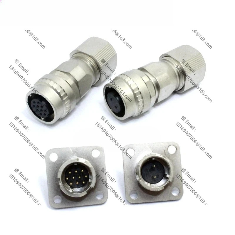 10PCS 서보모터 인코더 커넥터는 DDK CM10-2코어코어 플매트 카펫 러그 소켓을 대체