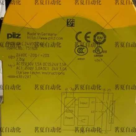 Pilz 오리지널 안전 릴레이 PNOZ S8 C 24VDC 2n/o 751108