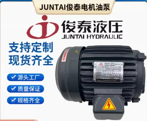 JUNTAI 유압 오일 펌프 모터 3상수 0.75KW 2.2 3.75 5.5 7.5KW 11KW-15hp호환 15KW-20hp호환 AEEH-80-4 1hp호환-0.75KW