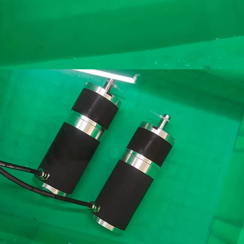 2025년형 60mm 24V 방수 방진 IP68 유성 감속 DC 모터 고부하 토크 245kg 18-1660rpm 속도 수중용