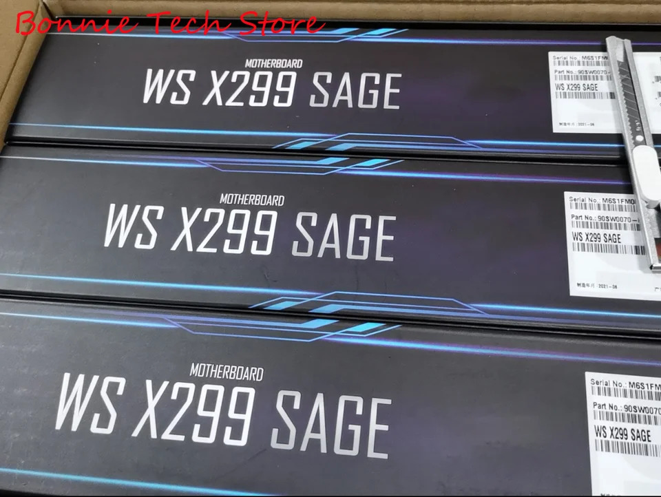 WS X299 SAGE  LGA2066 마더보드 코어 X 시리즈 프로세서