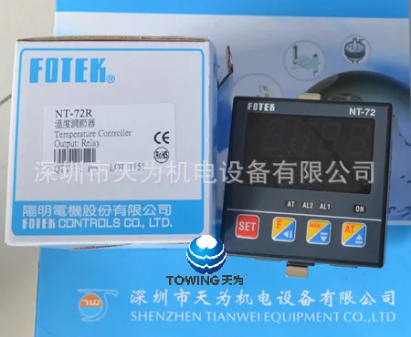 물리적 촬영 대만 YanGM호환ing FOTEK 온도 조절기 NT-72R NT-72-E