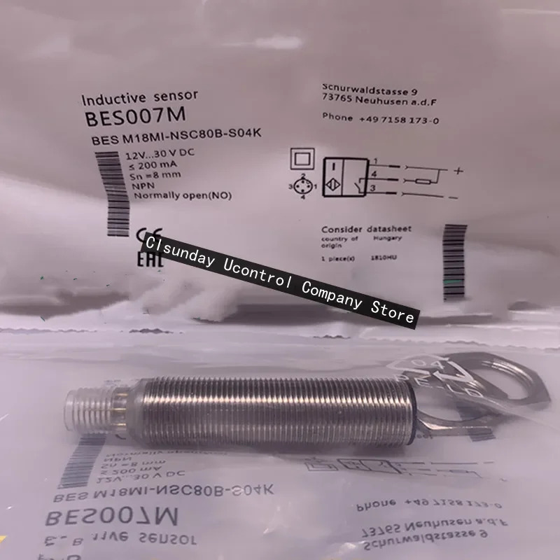 3PCS 스위치 BES M18MI-NSC80B-S04K