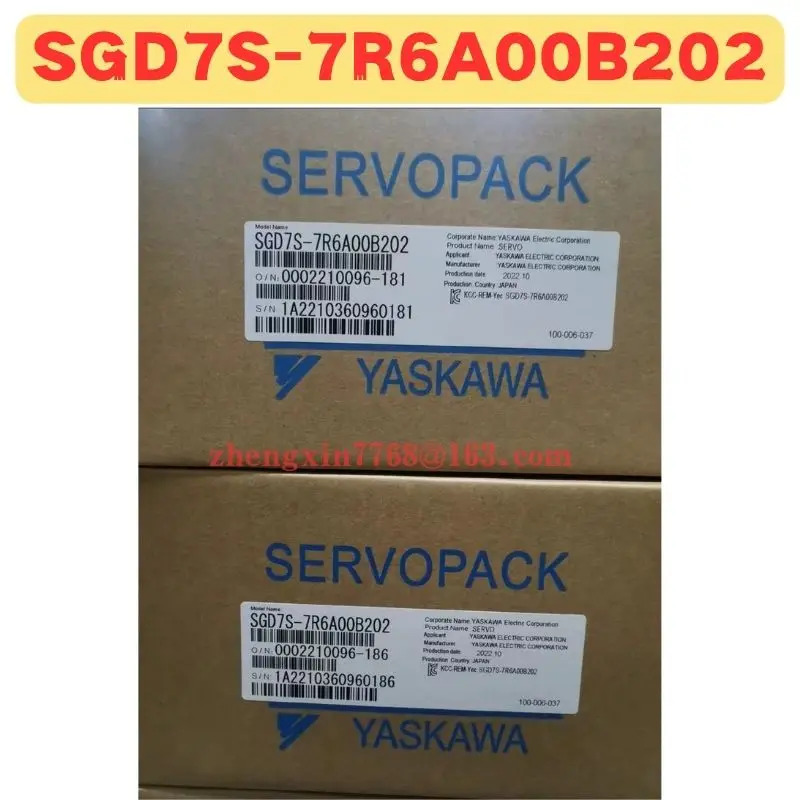 오리지널 SGD7S-7R6A00B202 서보 드라이브 SGD7S 7R6A00B202 신