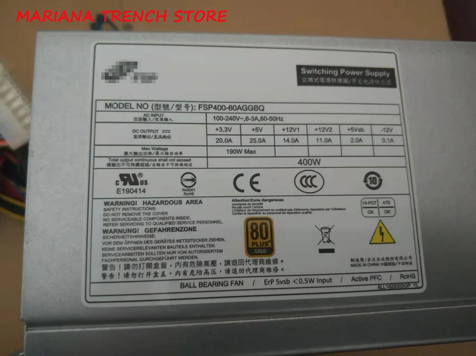 FSP400-60AGGBQ 스위칭 전원공급장치 FSP 산업 수준