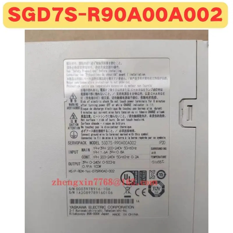 리퍼 서보 드라이브 SGD7S-R90A00A002 정상 기능 완료 SGD7S R90A00A002