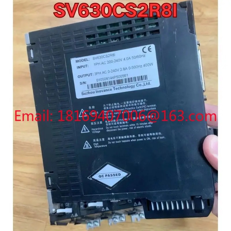 리퍼 SV630CS2R8I 서보 드라이브 기능 리퍼는 정상