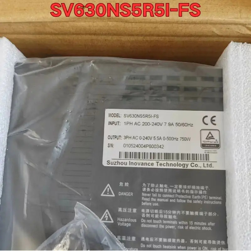 오리지널 서보 드라이브 SV630NS5R5I-FS 신