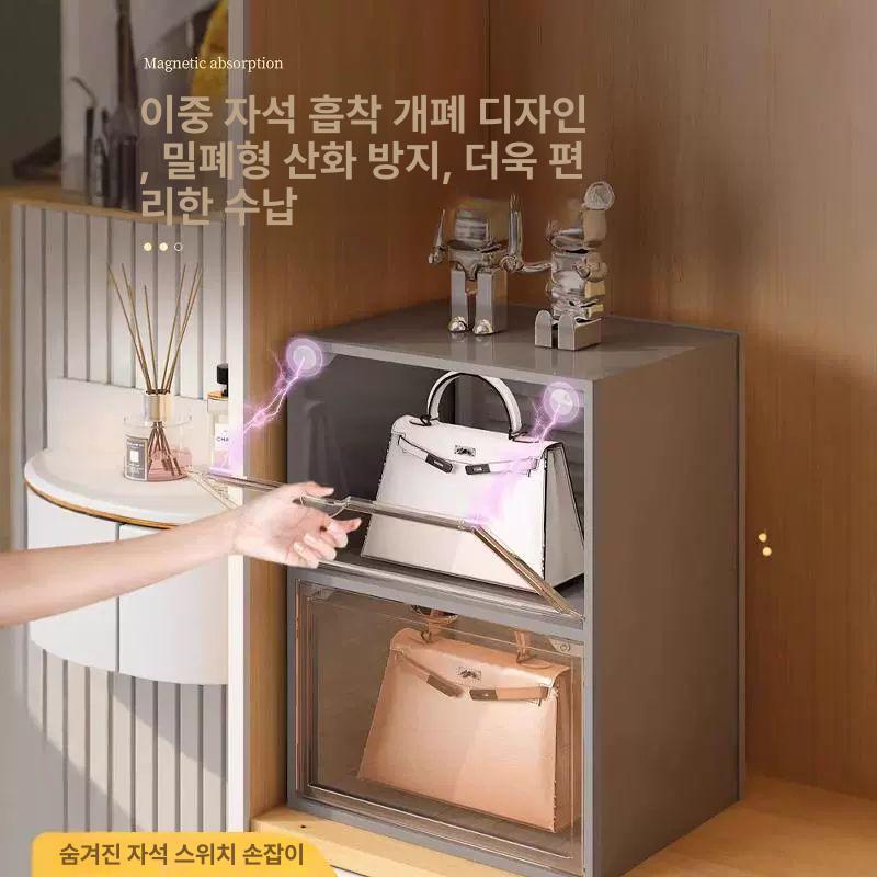 진열장 정리대 특대 명품가방 걸이 명품백보관 가방장 가방정리함 거치대 아크릴 - 상세 이미지 3