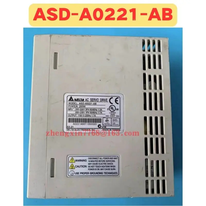 리퍼 서보 드라이브 ASD-A0221-AB ASD A0221 AB 정상 기능 완료