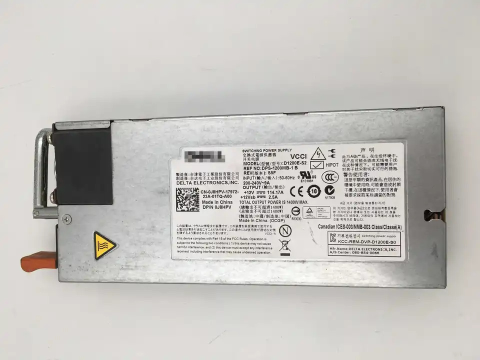 D1200E-S2 DPS-1200MB-1 B DELL MAX 1400W 서버 전원공급장치