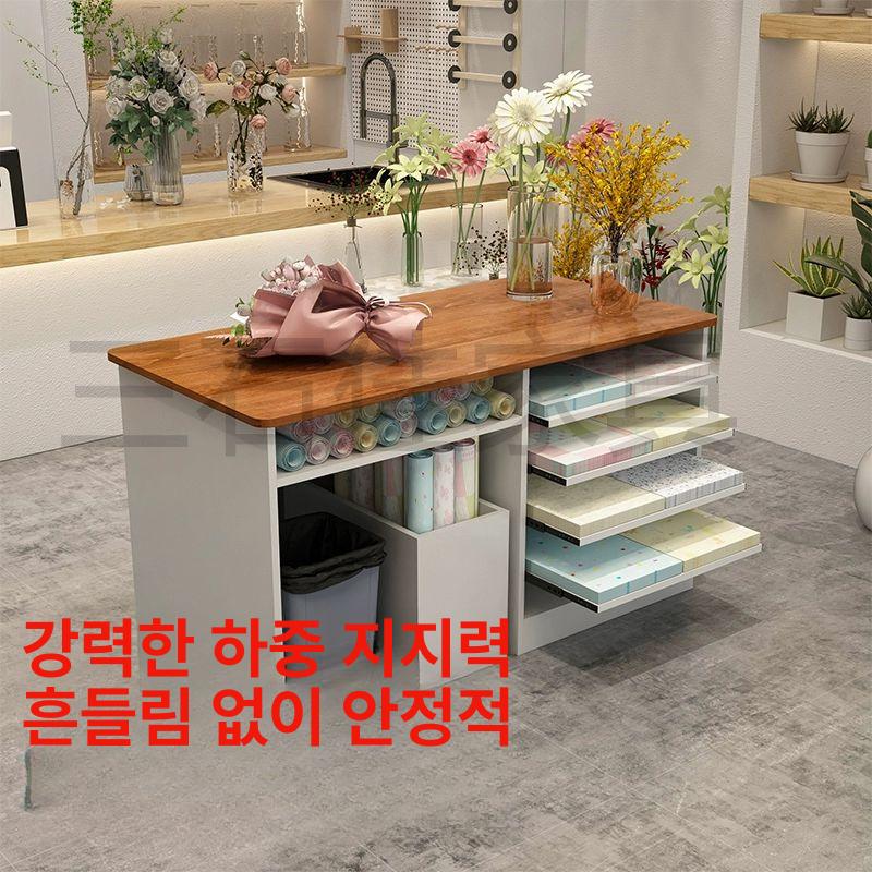 꽃집 작업대 선반 포장대 수납 진열대 포장지 정리대 화분 원예 가드닝 받침 - 상세 이미지 3