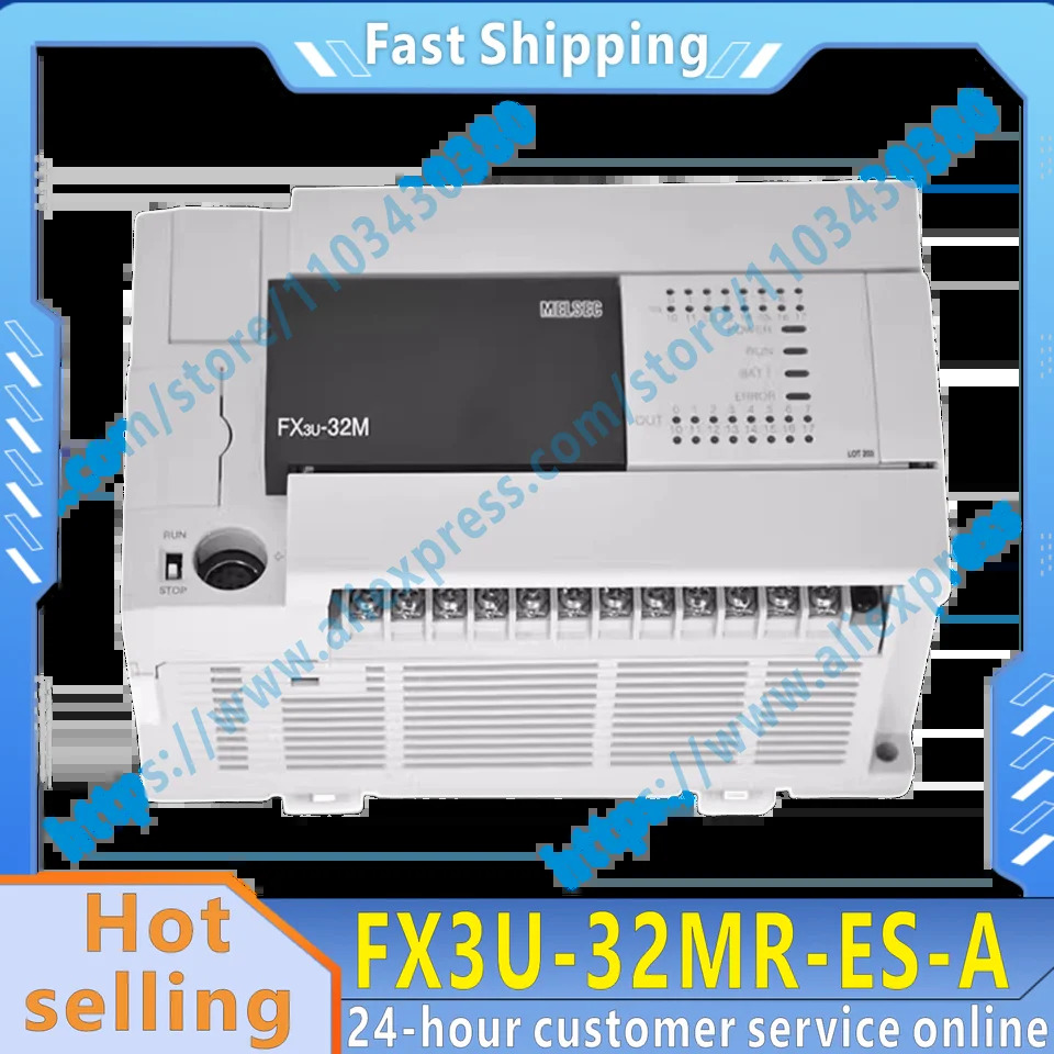 오리지널 FX3U-16MR ES-A FX3U-32MR-ES-A FX3U-48MR-ES-A FX3U-64MR-ES-A FX3U-80MR-ES-A FX3U-128MR-ES-A 신