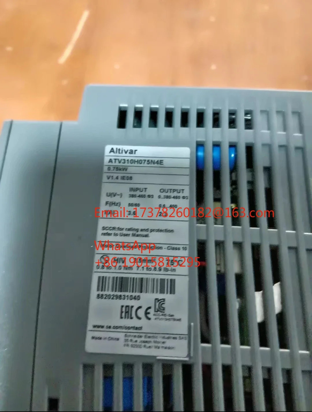 ATV310H075N4E 리퍼된 인버터 0.75KW 기능 정상 작동