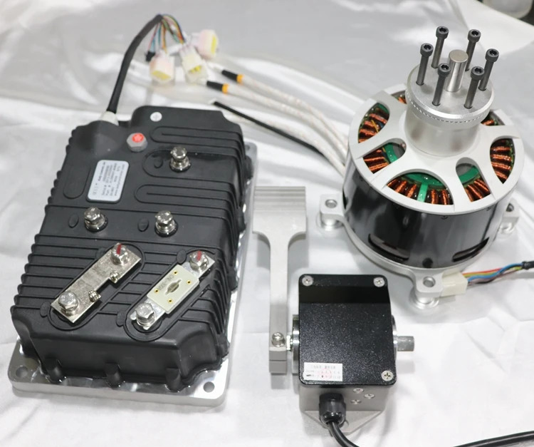 40KW 75Nm 154120 Outrunner Bldc 모터 96v 400A 차량사인파 컨트롤러 페달 Go Kart Motorcycle Bike