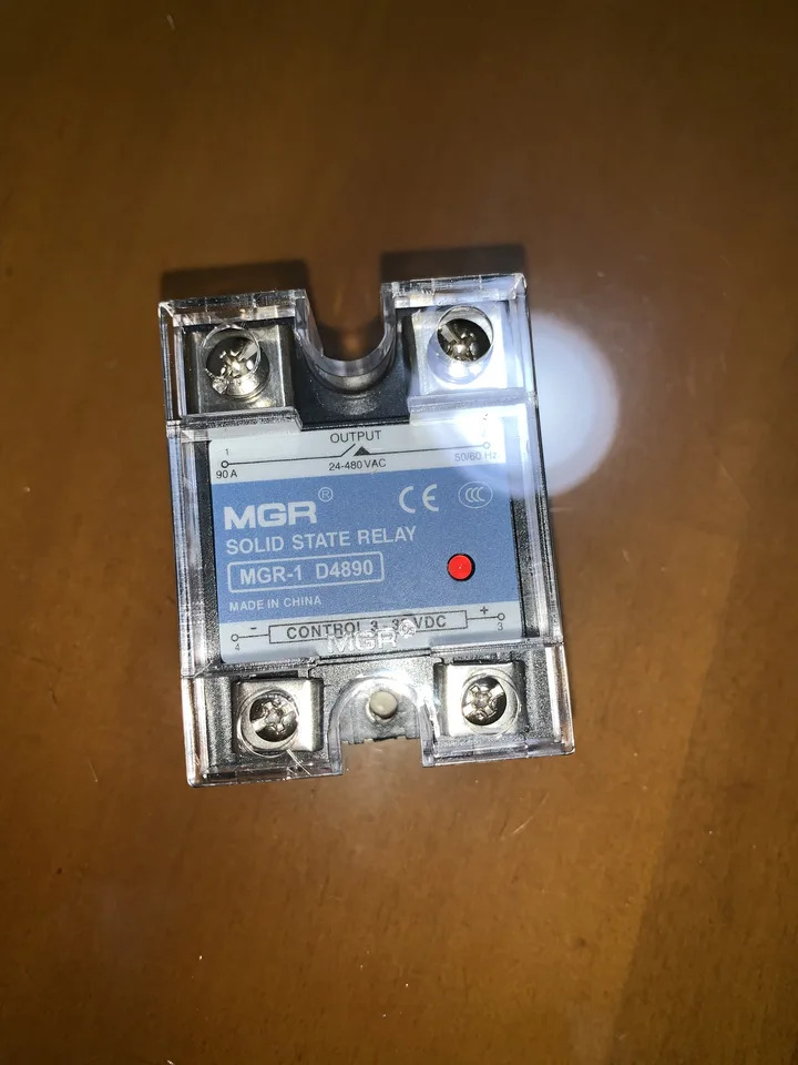 Mager 단상 솔리드 스테이트 릴레이 220V SSR MGR-1 D4890 DC 제어 AC DC-AC 90A 신
