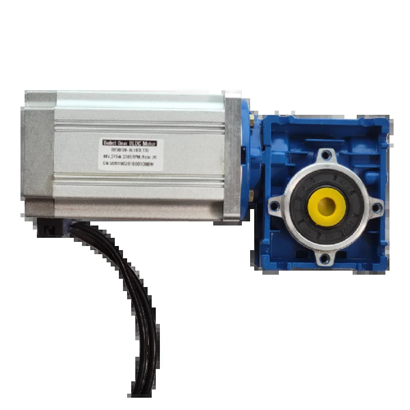 전력 48V300V 출력 400W3000W 브러시리스 DC 웜 기어 모터 옵션 300V 운송 기계용