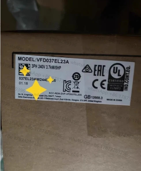 VFD037EL23A 3.7KW 원본