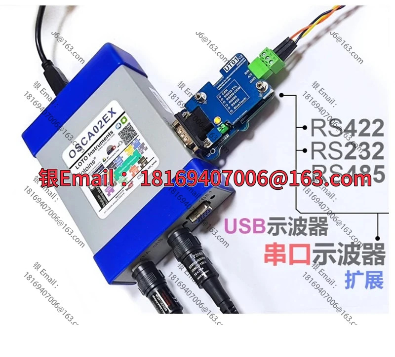 USB 범가상 오실로스코프 직렬 통신 모듈 RS485