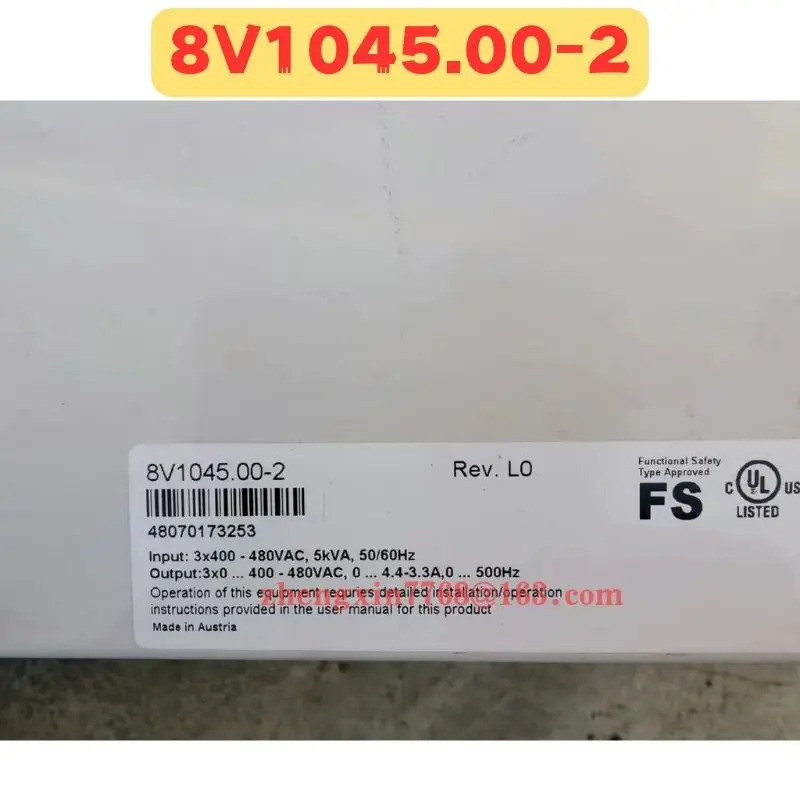 리퍼 서보 드라이브 정상 기능 완료 8V1045.00-2 8V1045.00 2