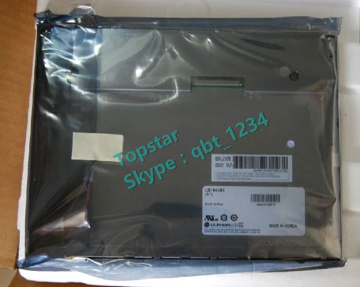 오리지널 LB104V03 LB104V03A1 LCD 화면 TFT-LCD 패널 12개월