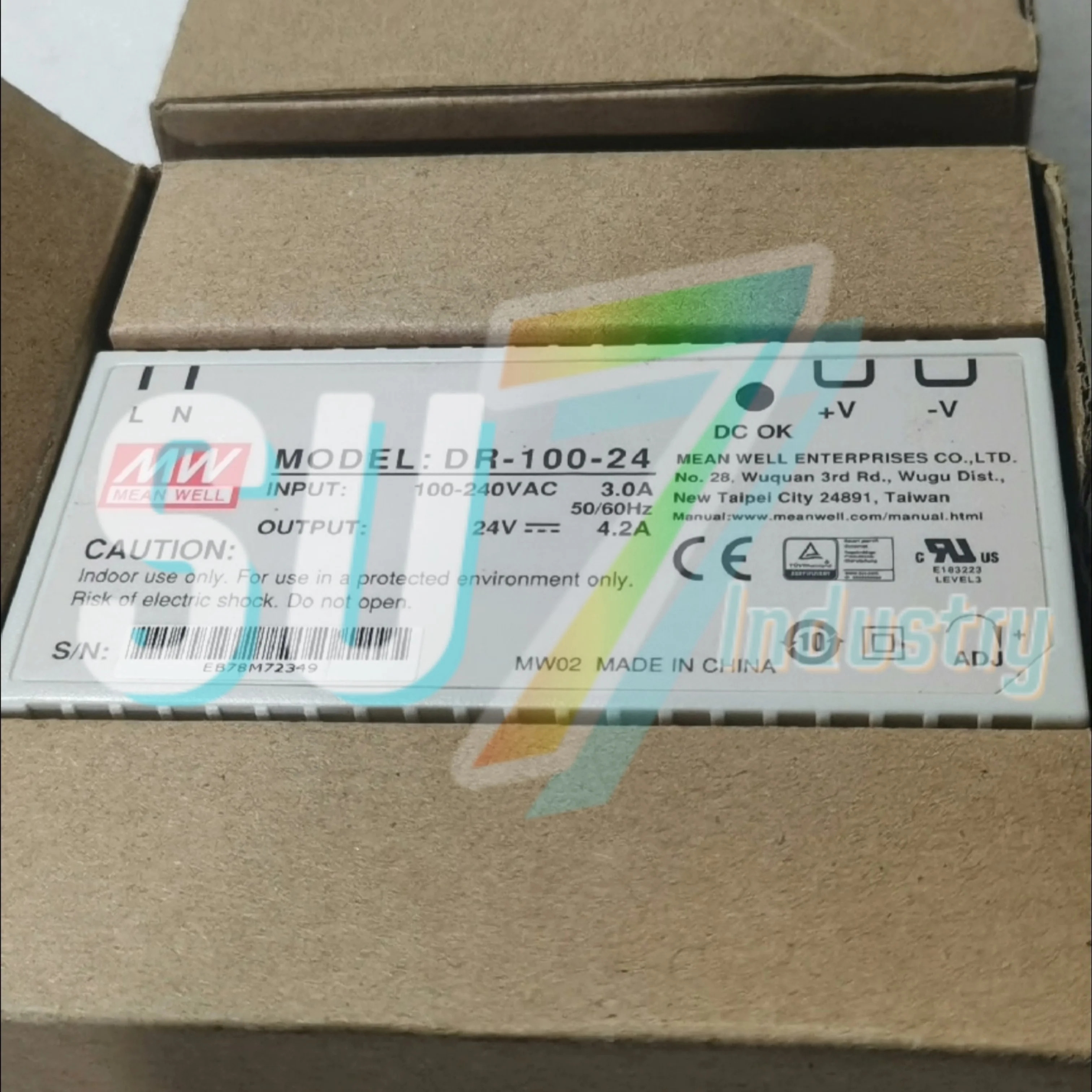 Mean Well DR-100-12 DR-100-15 DR-100-24 스위치 전원공급장치 내 새