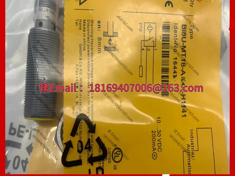 BI10U/BI8U-MT18-AP6X-H1141/AN6X 3선 상시 열림 센서