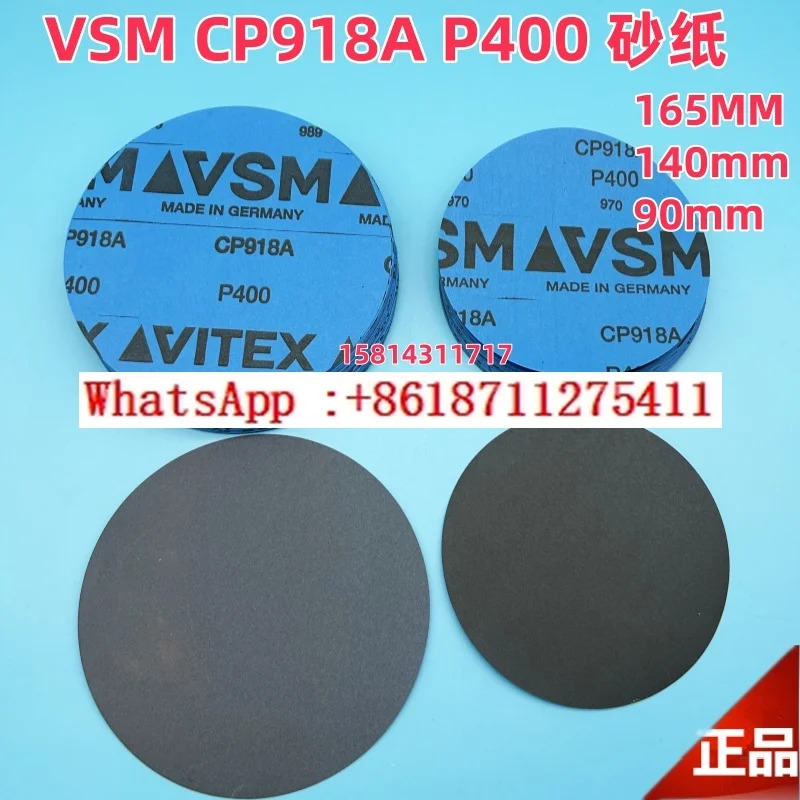 5pcs Martindale 내마모성 사포 VSM 리퍼 P400 P600 독일 사전 CP
