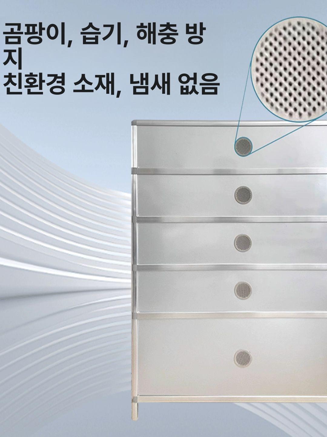 야외 신발장 스테인레스 철제 공장 스텐 숙소 창고 현관 수납 슬림 - 상세 이미지 3