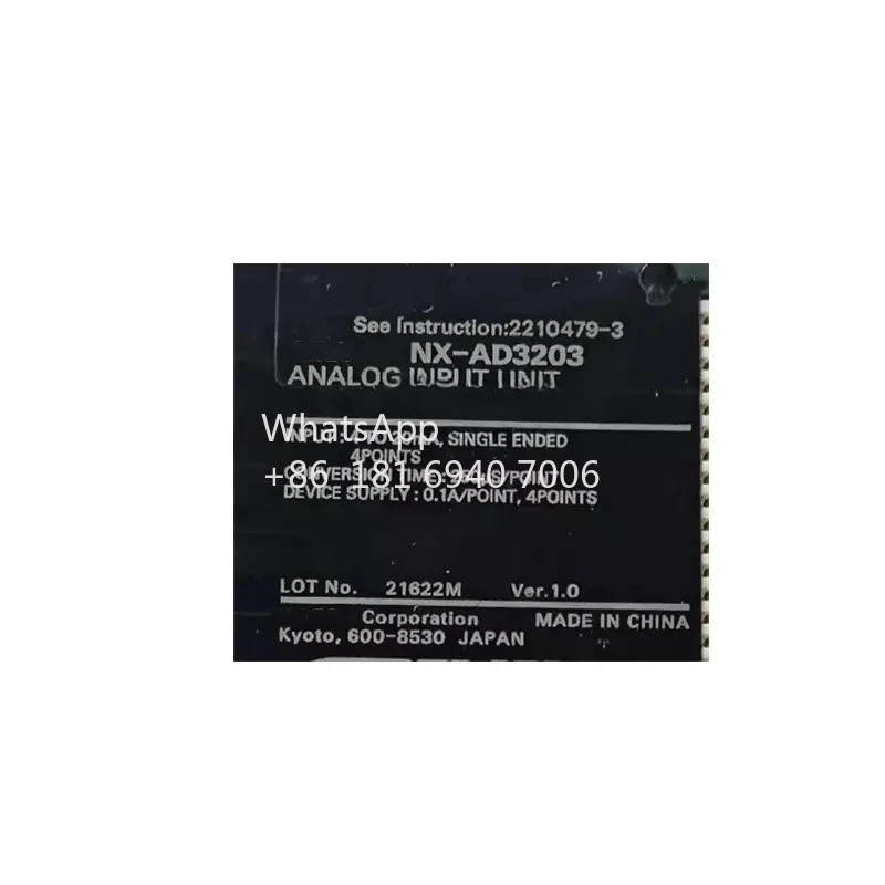 NX 시리즈 PLC 입력 장치 NX-AD3203 NX-AD3204 신규