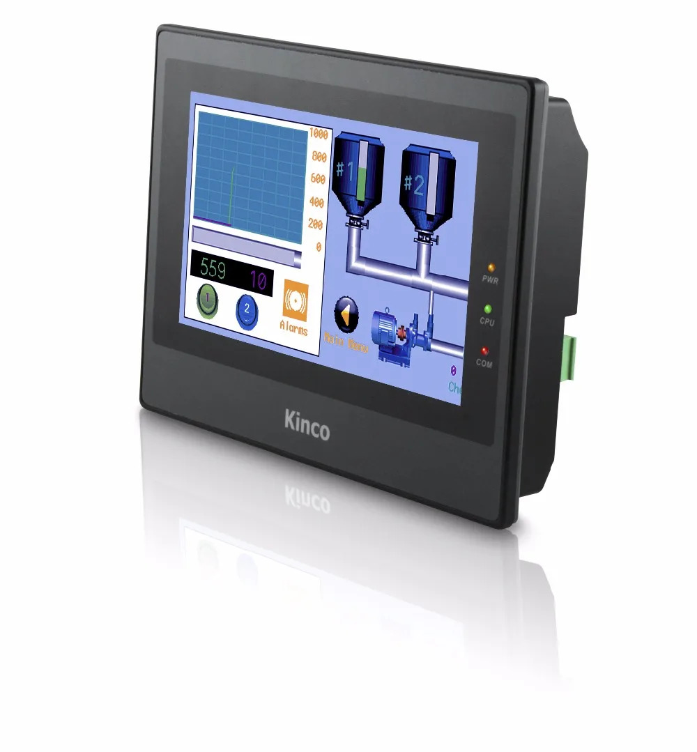 HMI 터치 패널 디스플레이 스크린 프로그래밍 케이블 소프트웨어 USB 호스트 이더넷 800x480 MT4434TE 7 인치 신