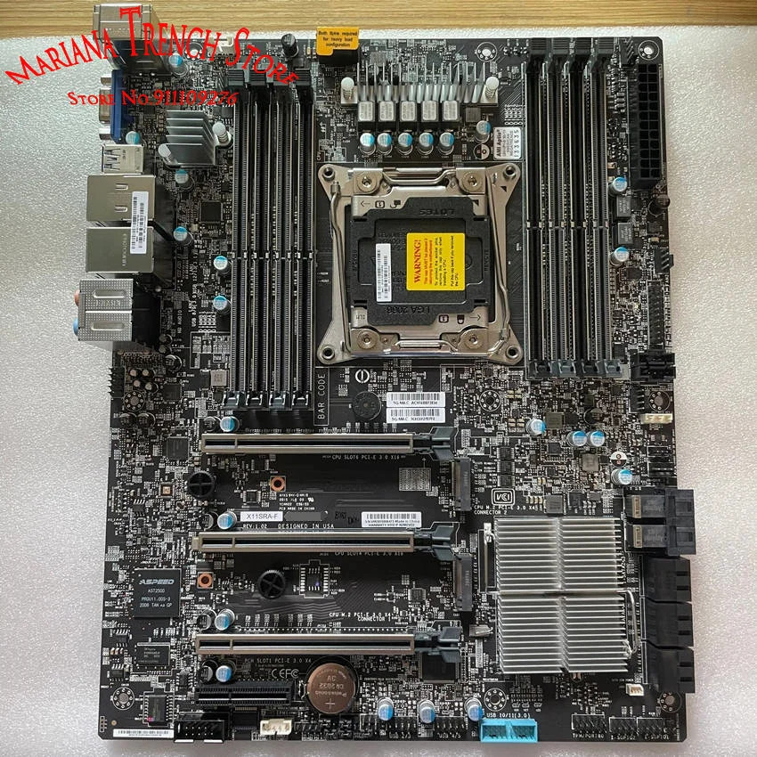 Supermicro 마더보드X11SRA-F Xeon W-2100 W-2200 프로세서 LGA-2066 DDR4 LAN I210-AT / AQC108