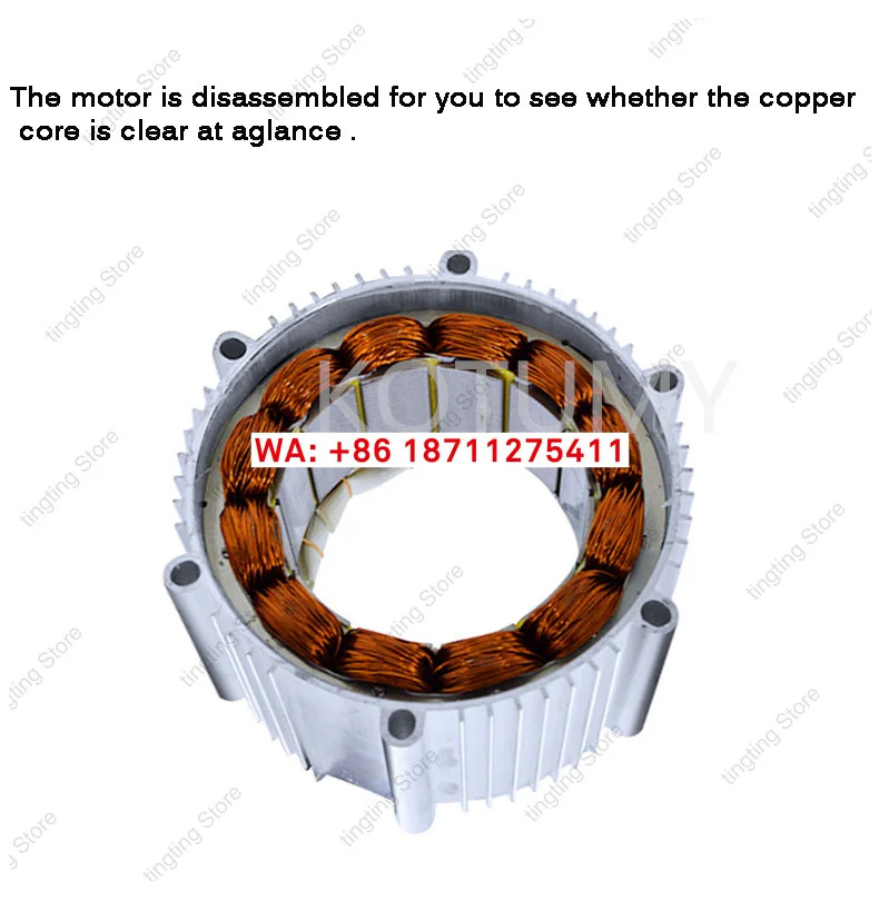 전기 삼륜차 48v 60v 72v 1500w 1800w 3200rpm 3900rpm 고속 브러시리스 차동 모터