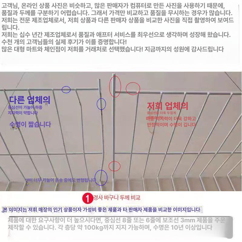 소형 진열대 다층 매대 디스플레이 정리대 매장용 거치대 기타선반 수납선반 수납장 - 상세 이미지 4