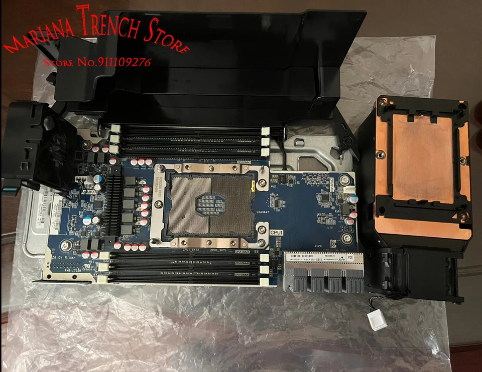 hp호환 Z6 G4 데스크탑 PCCPU 확장보드째 CPU 메모리 라이저 마더보드 844782-001