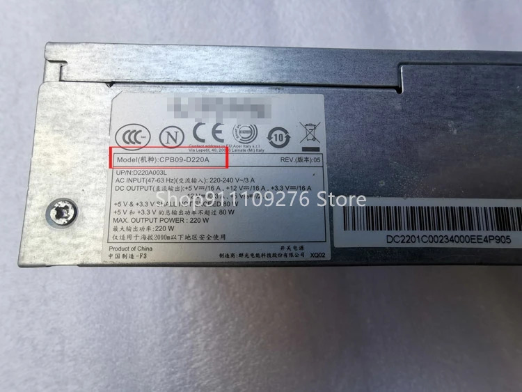 FSP220-50SBV DPS-220UB-1 A CPB09-D220A PE-5221-08 리퍼 PSU 220V-240V 220W