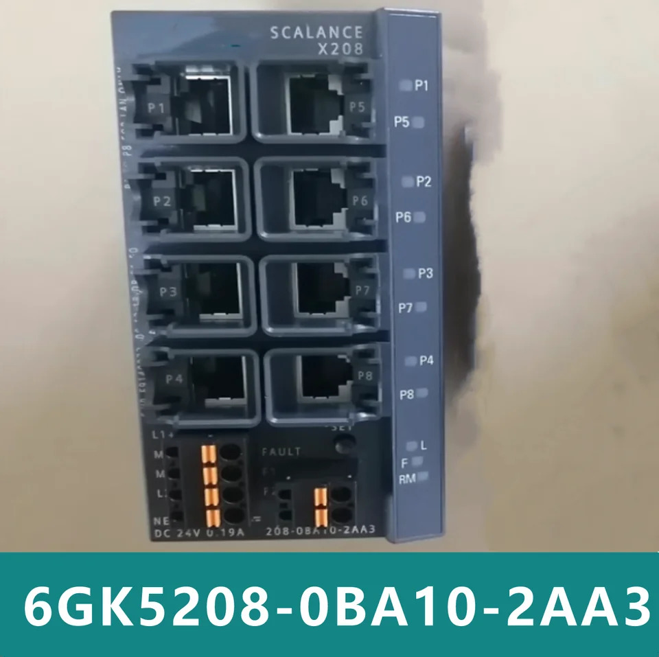 오리지널 전기 스위치 모듈 6GK5208-0BA10-2AA3