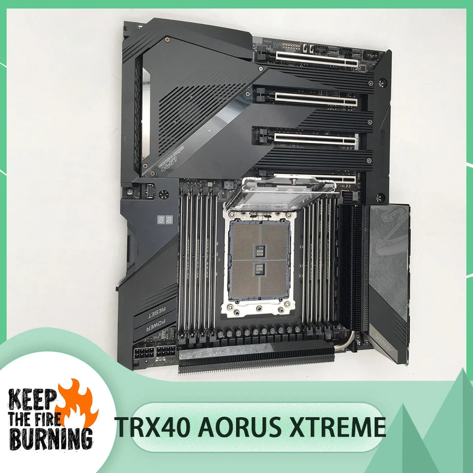 GIG-ABYTE PC 워크스테이션 마더보드TRX40 AORUS XTREME 3 세대 스레드리퍼 프로세서 지원