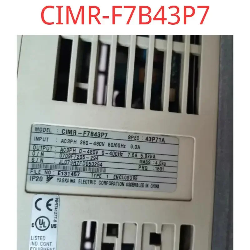 리퍼 OK F7 시리즈 인버터 3.7KW CIMR-F7B43P7