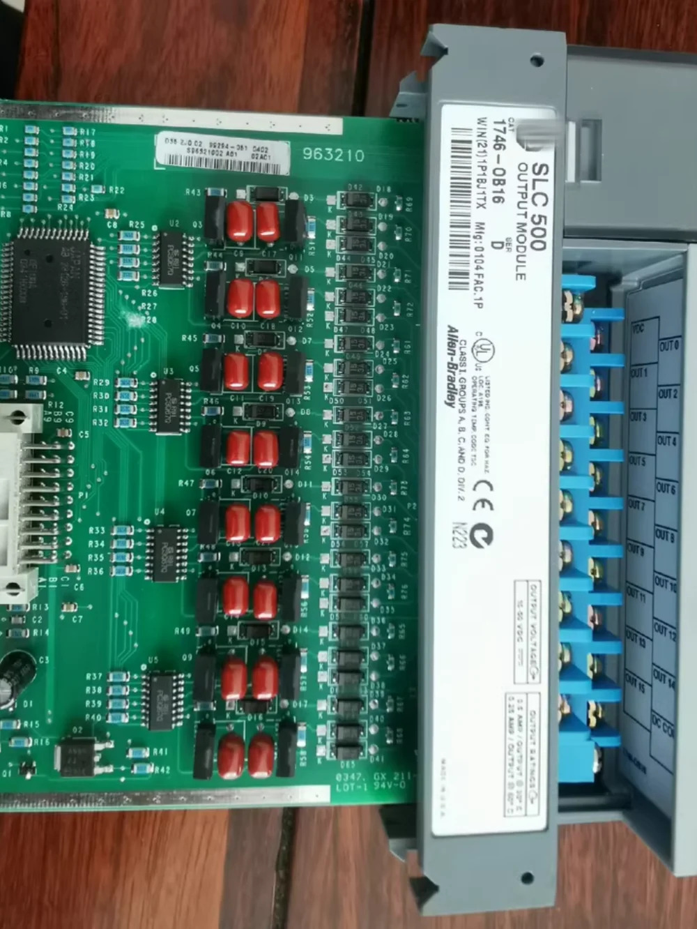 PLC 디지털 입력 템플릿 SLC500 1746-IB16