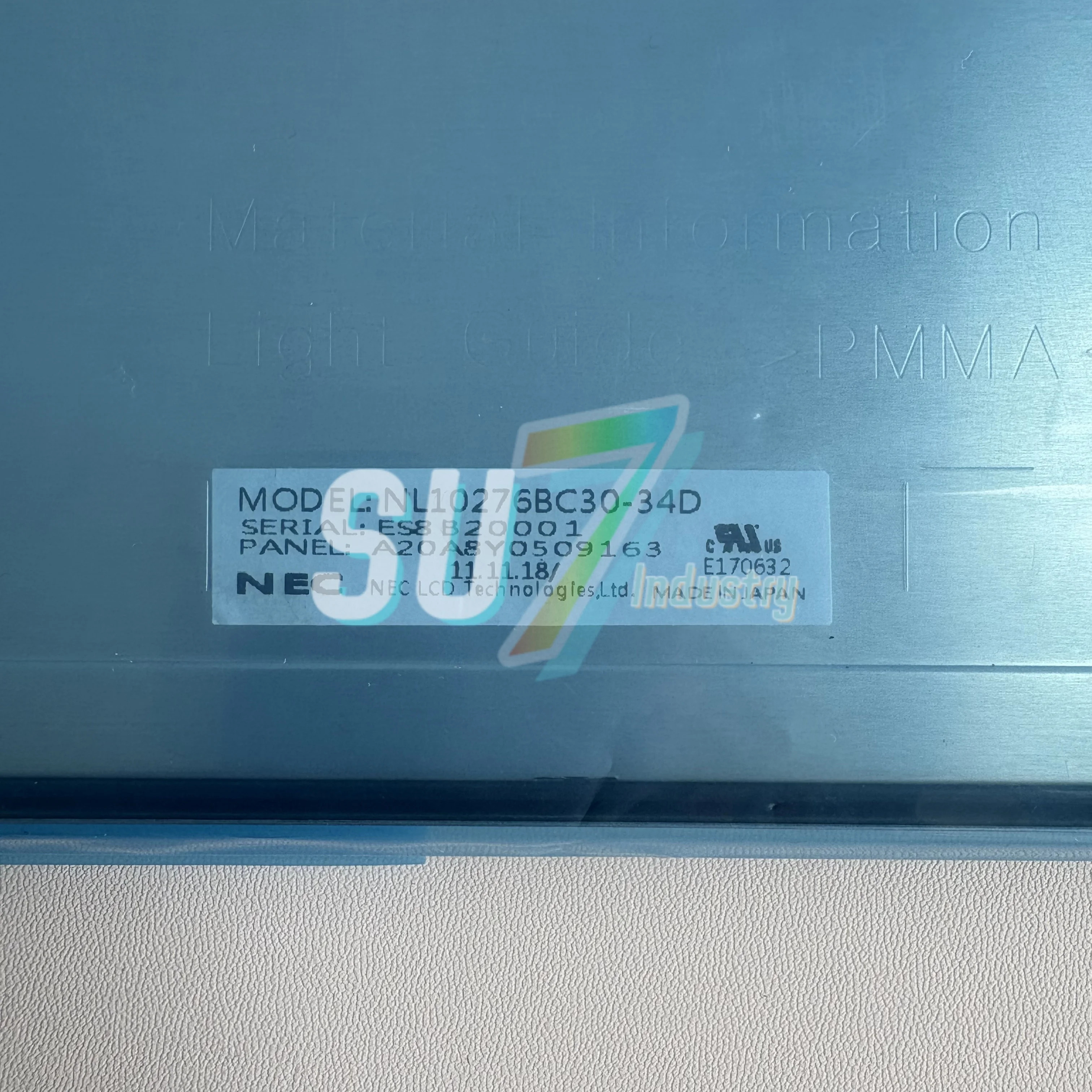 NL10276BC30-34D 오리지널 LCD