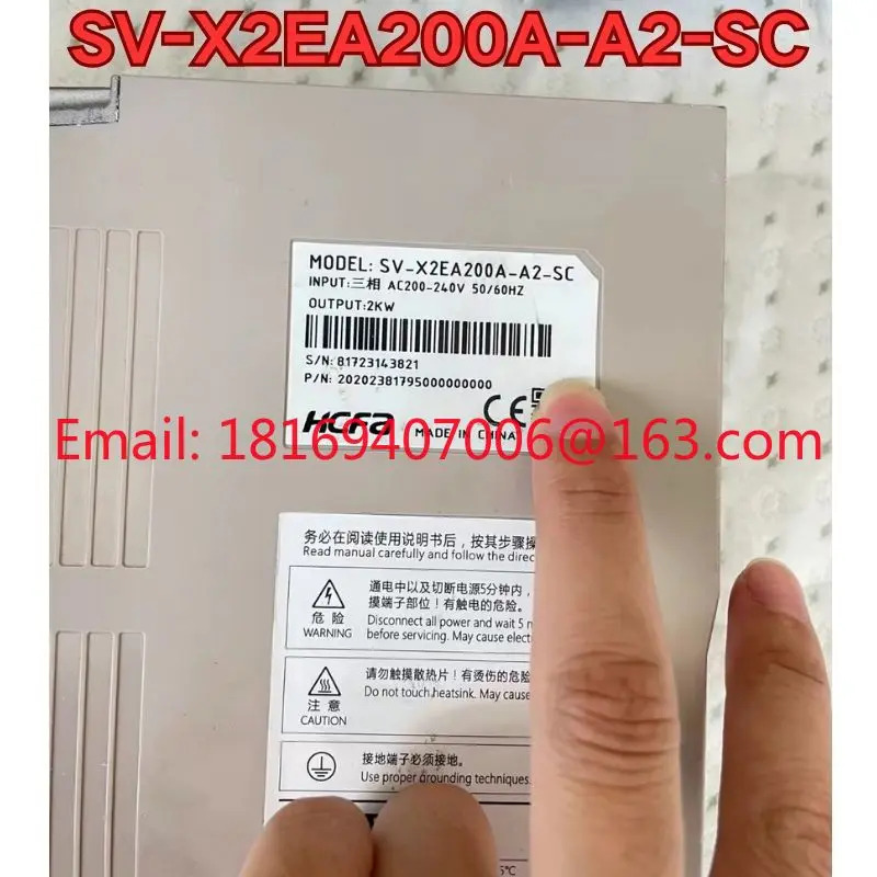 리퍼 SV-X2EA200A-A2-SC 서보 드라이브 기능 리퍼는 정상